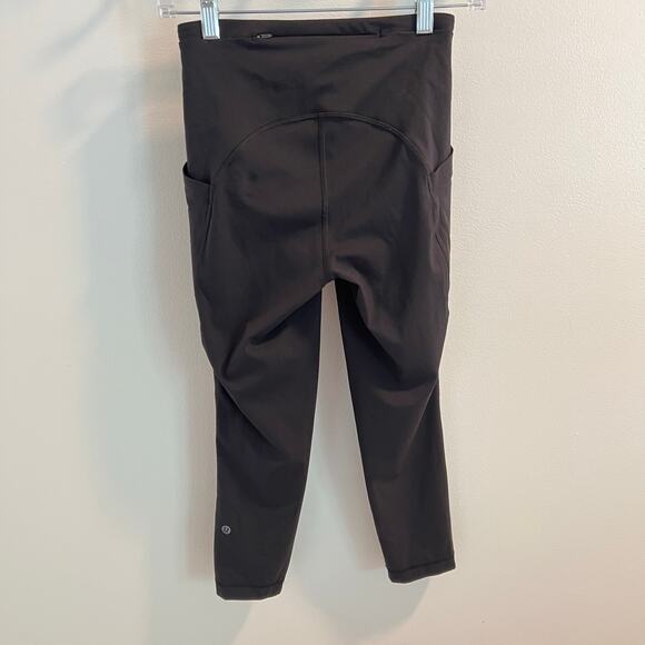 Lululemon Black Swift Speed High-Rise Crop 21" Size 4 - Picture 5 of 11